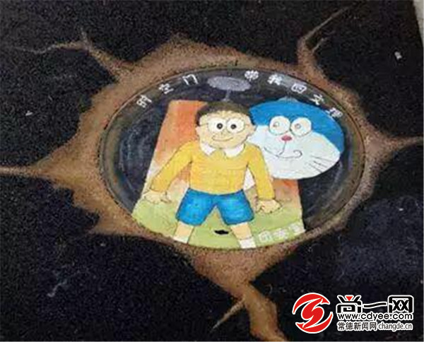 文理学院井盖,井盖绘画校园