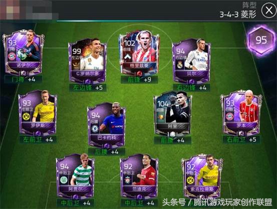 三模式通用球员阵容推荐,343菱形阵型的优缺点