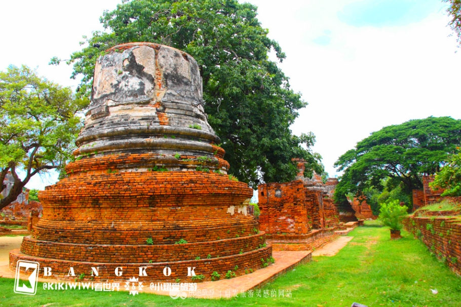 大城府古迹探索,泰国大城府避世佛塔之残缺与圆满