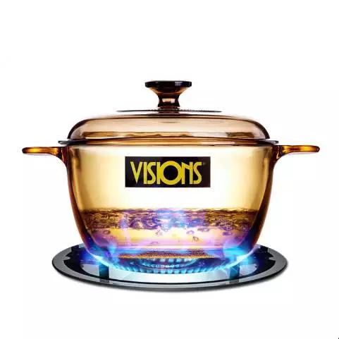 硼硅玻璃锅炒菜,晶彩玻璃锅