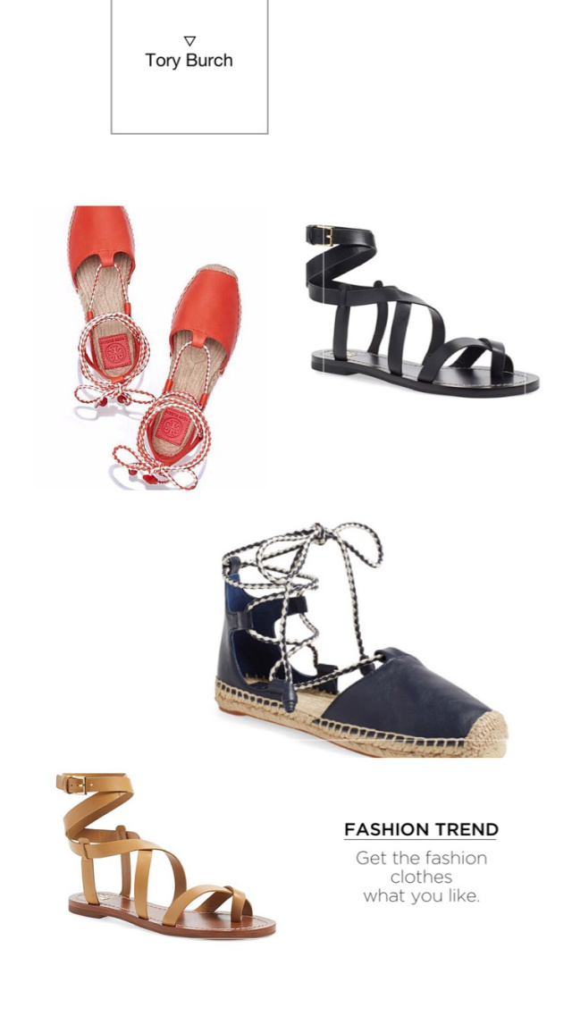 夏季必备三款潮鞋女生穿,仙女风交叉绑带鞋