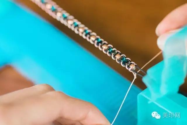 小众欧美复古串珠手链教程,珠子diy手链图片波西米亚风