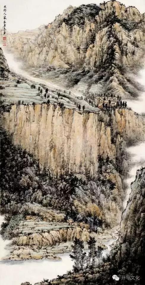 丰而为人：品梁策先生山水画