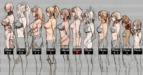 美不美看＂球＂世界108个国家和地区女性胸围大小排名