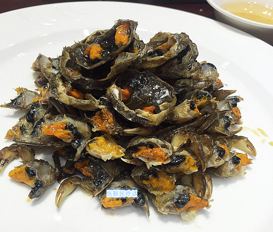 潮汕人腌制的螃蟹,潮汕人的腌制小河蟹