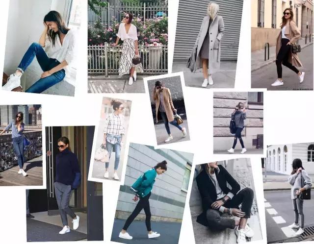 60岁阿姨都穿小白鞋，那我只好穿小粉鞋了