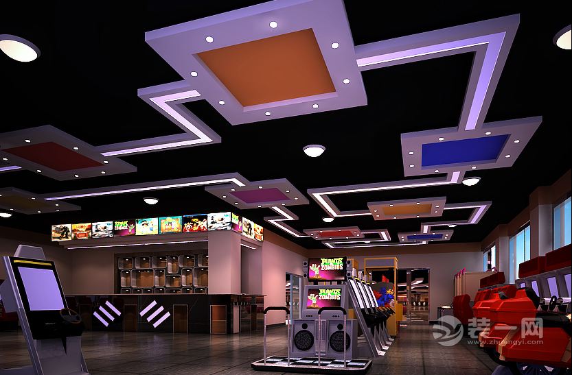 苏州电玩城装修设计,电玩城装修有什么风格