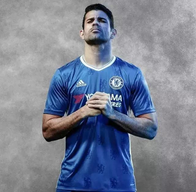 切尔西欧冠写真,科斯塔在切尔西的球衣