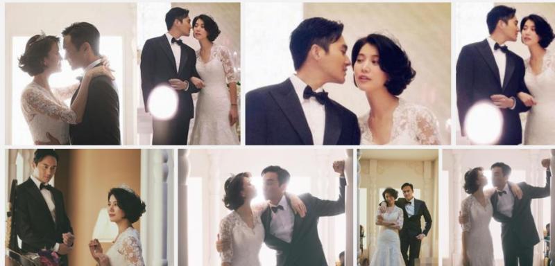 林心如霍建华的婚纱照,林心如霍建华婚纱图片大全