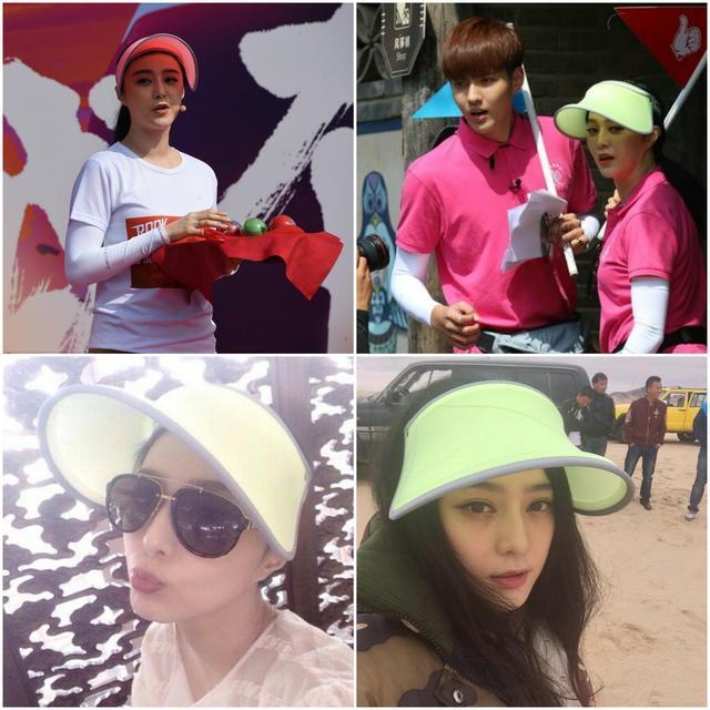 不得不服范爷竟将15元“大妈帽”火成时尚单品，真是帽美又实用