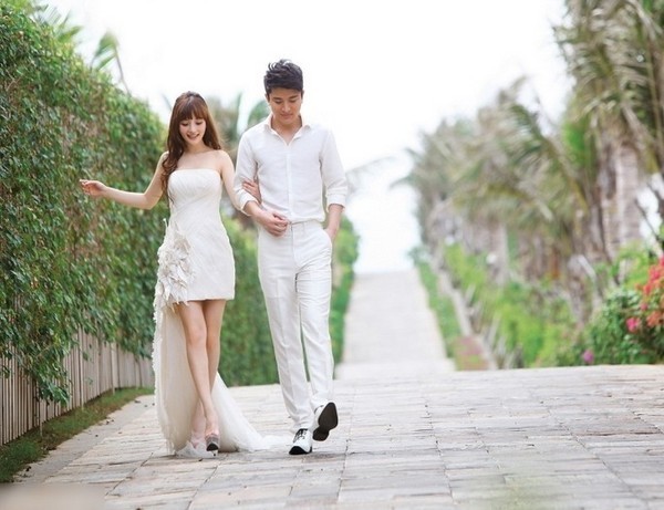林心如霍建华的婚纱照,林心如霍建华婚纱图片大全