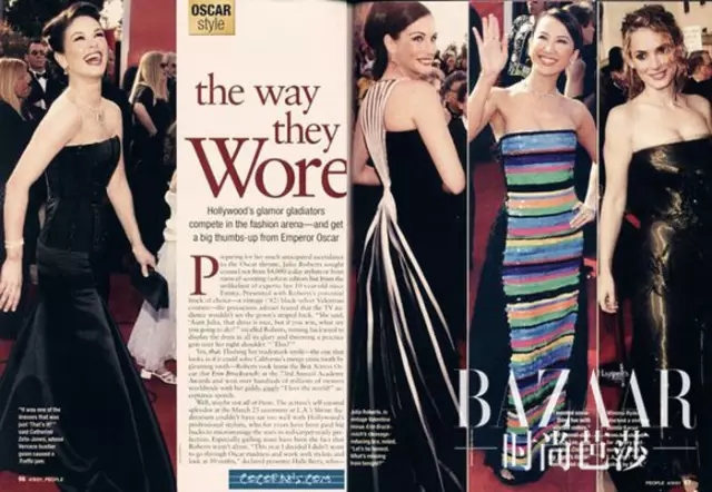 贝克汉姆为李玟颁奖,李玟与贝克汉姆