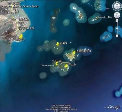 万山岛钓点地图,万山岛钓点怎么选