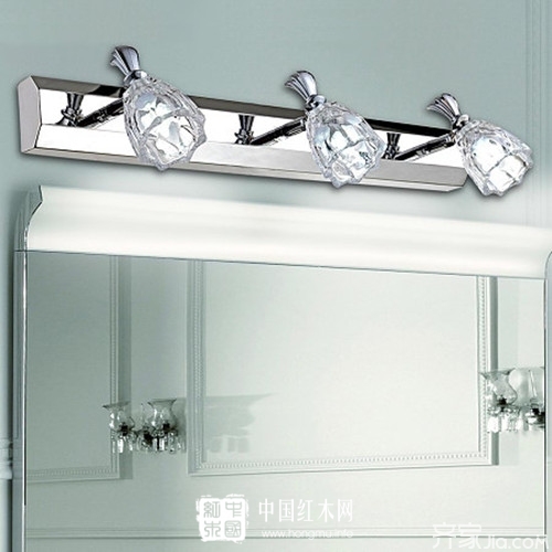 镜前灯如何安装才没有阴影,镜前灯是自带的还是自己安装