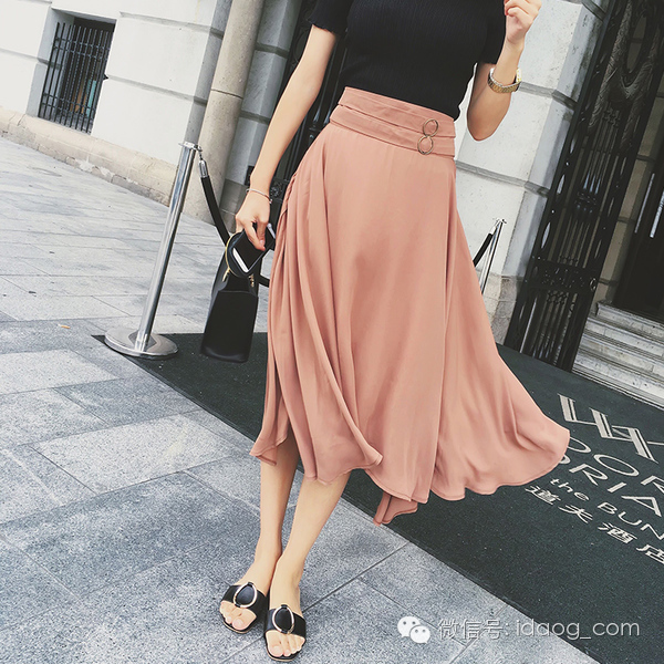 时尚不规则的半身裙,不规则半身裙高级感设计