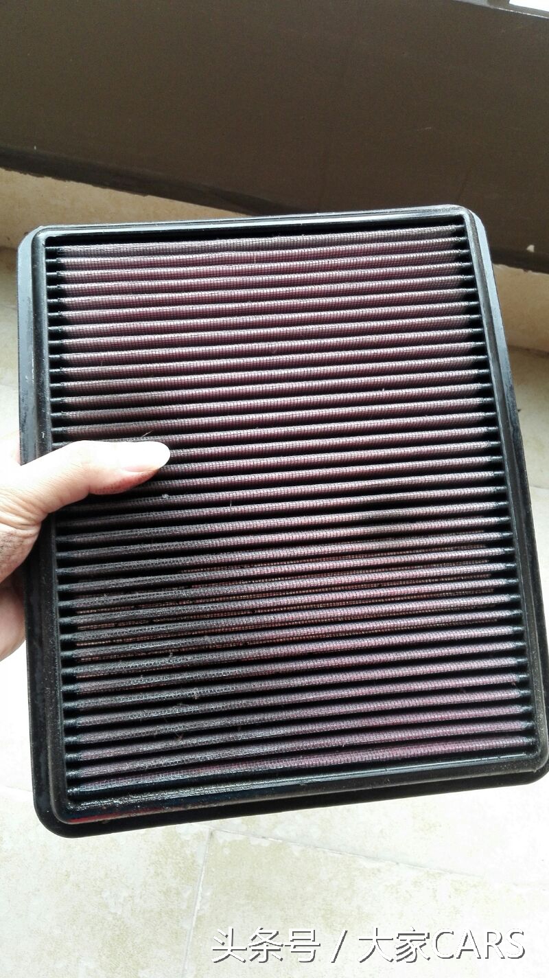 kn风格过滤效果,kn高流量空气滤芯清洗教学