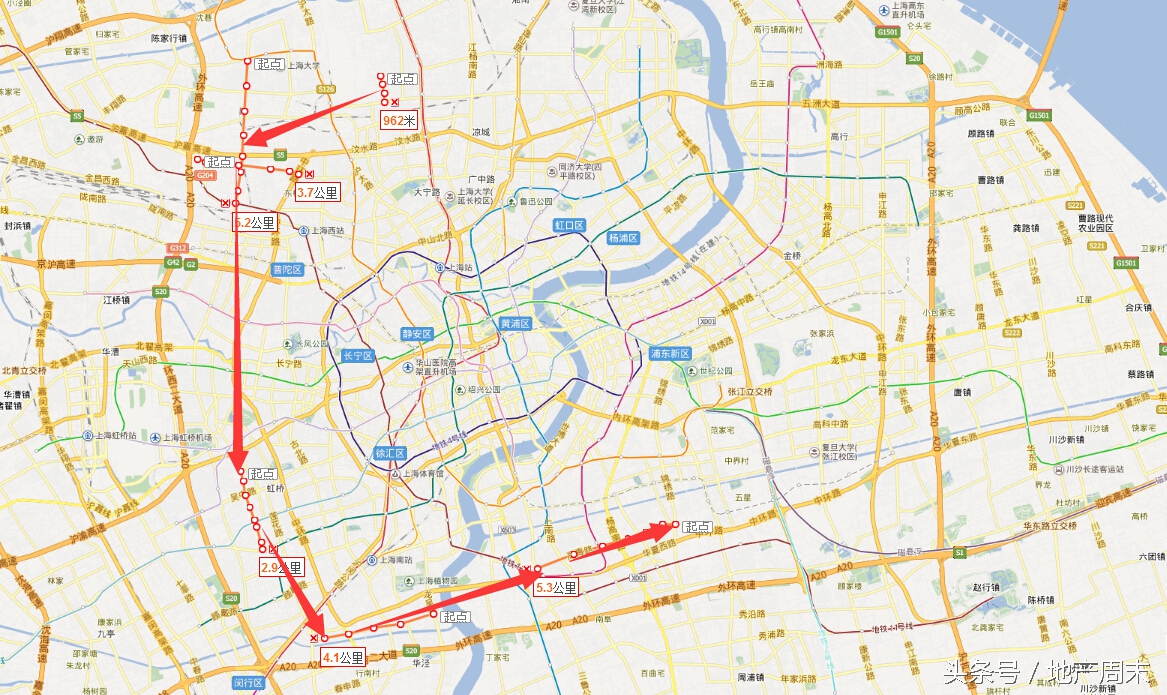 上海新增地铁线路图,上海地铁环线