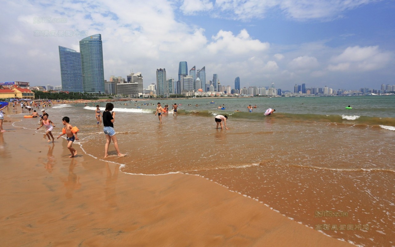 青岛海水浴场洗海澡,山东青岛水质怎么样