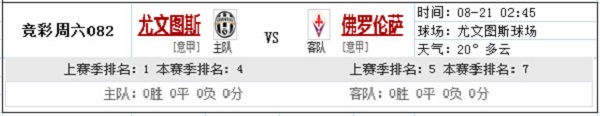 竞足单固推荐周六082意甲:尤文智取意甲开门红