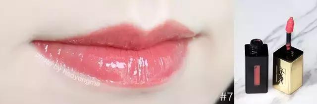 3支ysl唇釉分享视频,ysl6100支唇釉