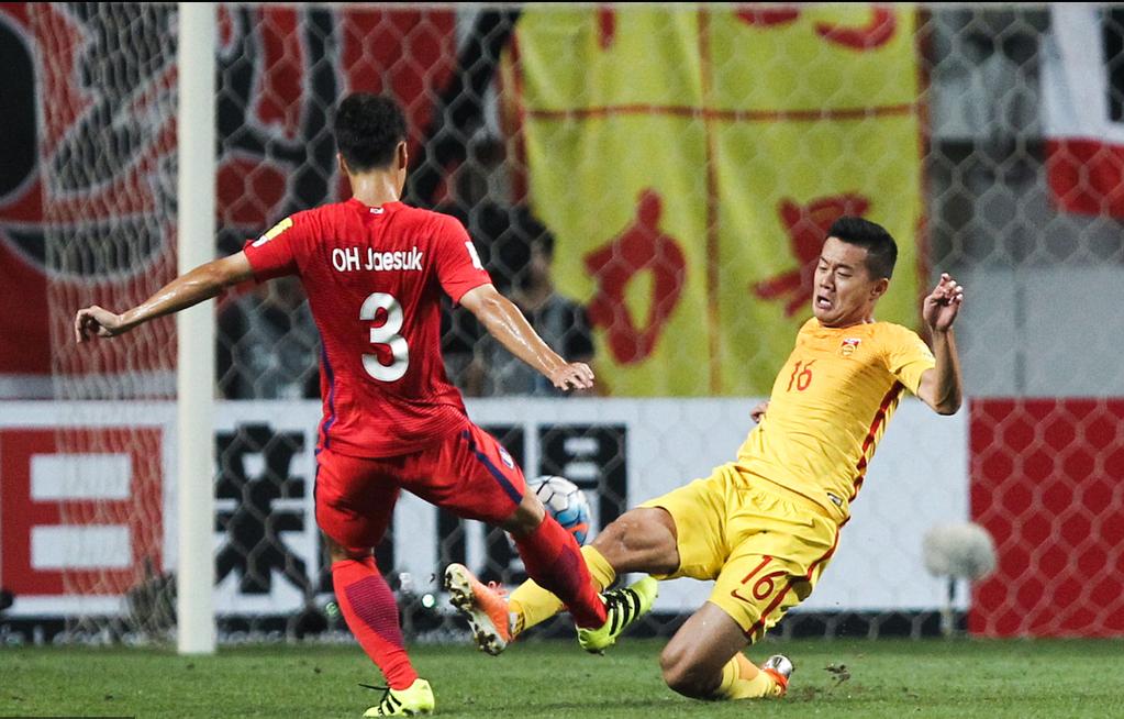 国足亚运队1-0击败韩国进球图片,u20亚洲杯国足vs韩国全场回放