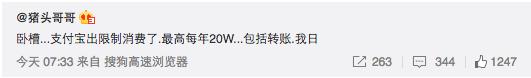 支付宝20万额度,支付宝20万余额上限多久解除