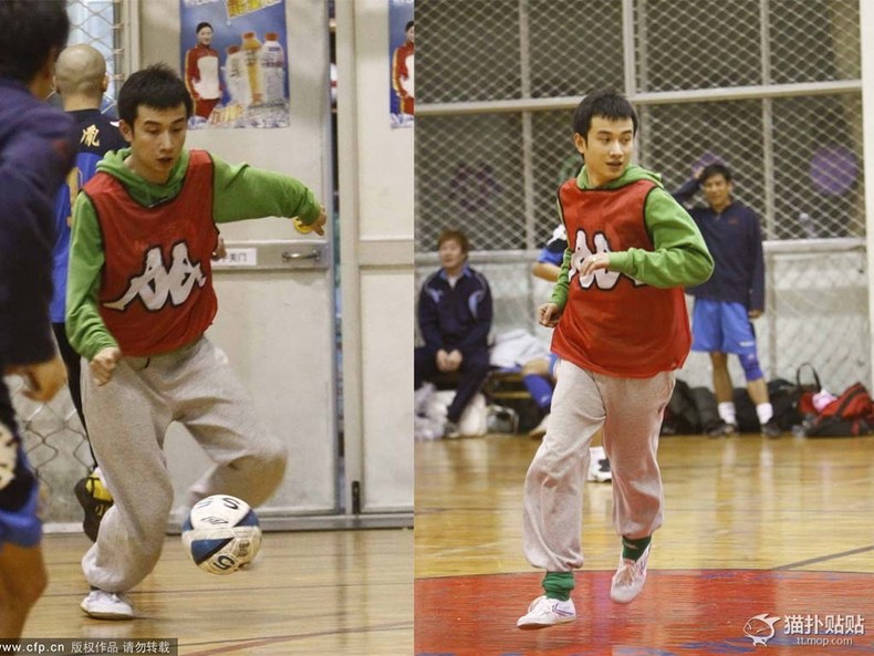 明星“球员”:唐僧变肥罗，谭咏麟踢断两根韧带