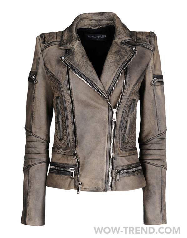 夹克皮衣秋冬款,夹克皮衣改机车皮衣