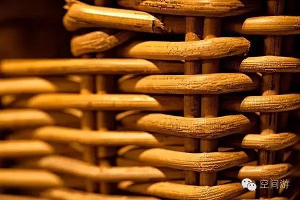 藤编阳台,阳台藤编门效果图