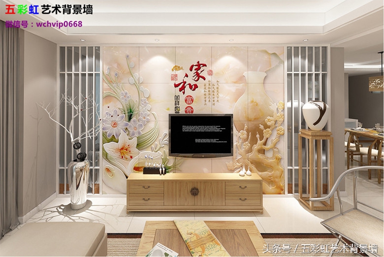 现代中式艺术漆电视背景墙,新中式电视背景墙雕刻