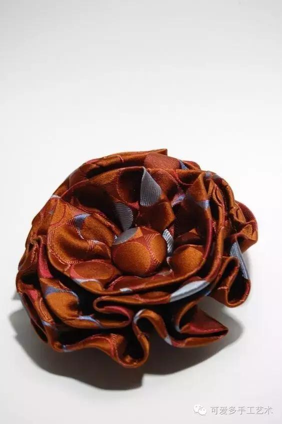 旧领带变身戒指收纳台,旧领带变废为宝