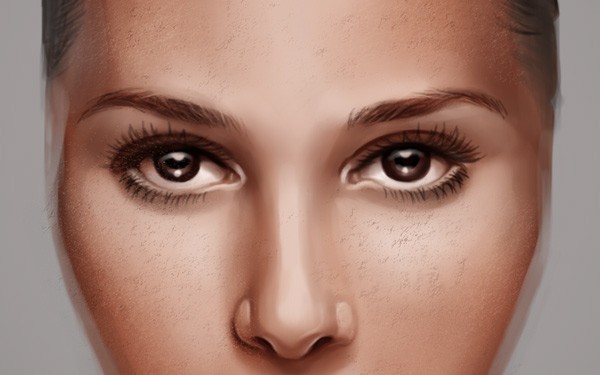 脸上疤痕绘画教程,怎么画雀斑p图