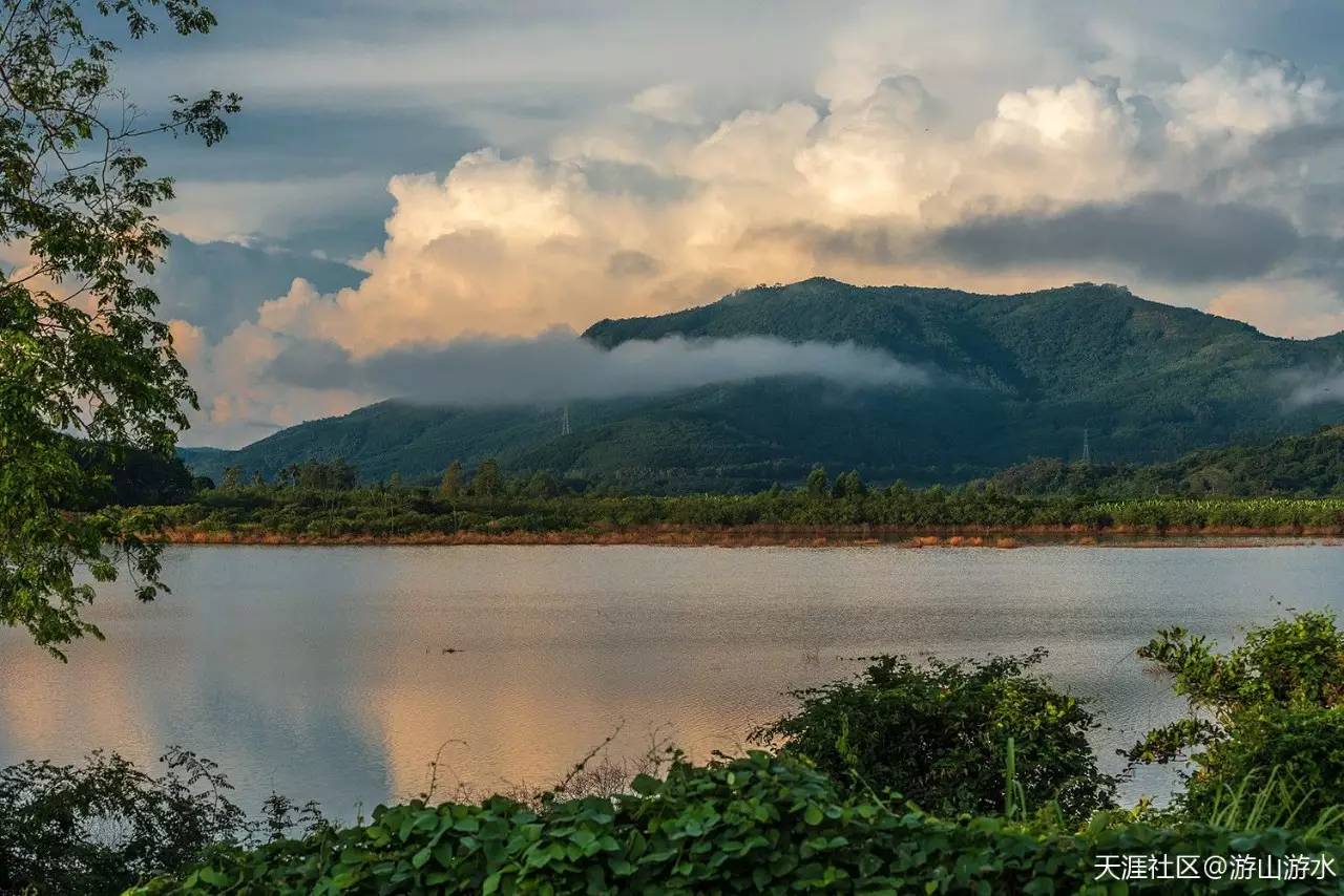 海南天台山小九寨,小九寨青山绿水