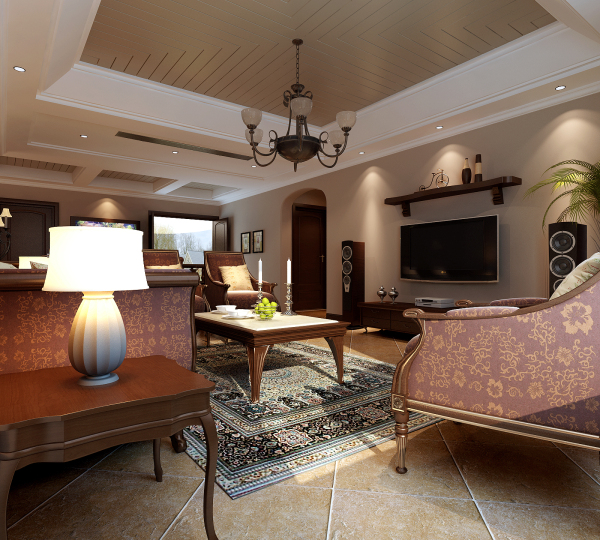 现代轻奢地中海风格,美式复古田园地中海风格装修