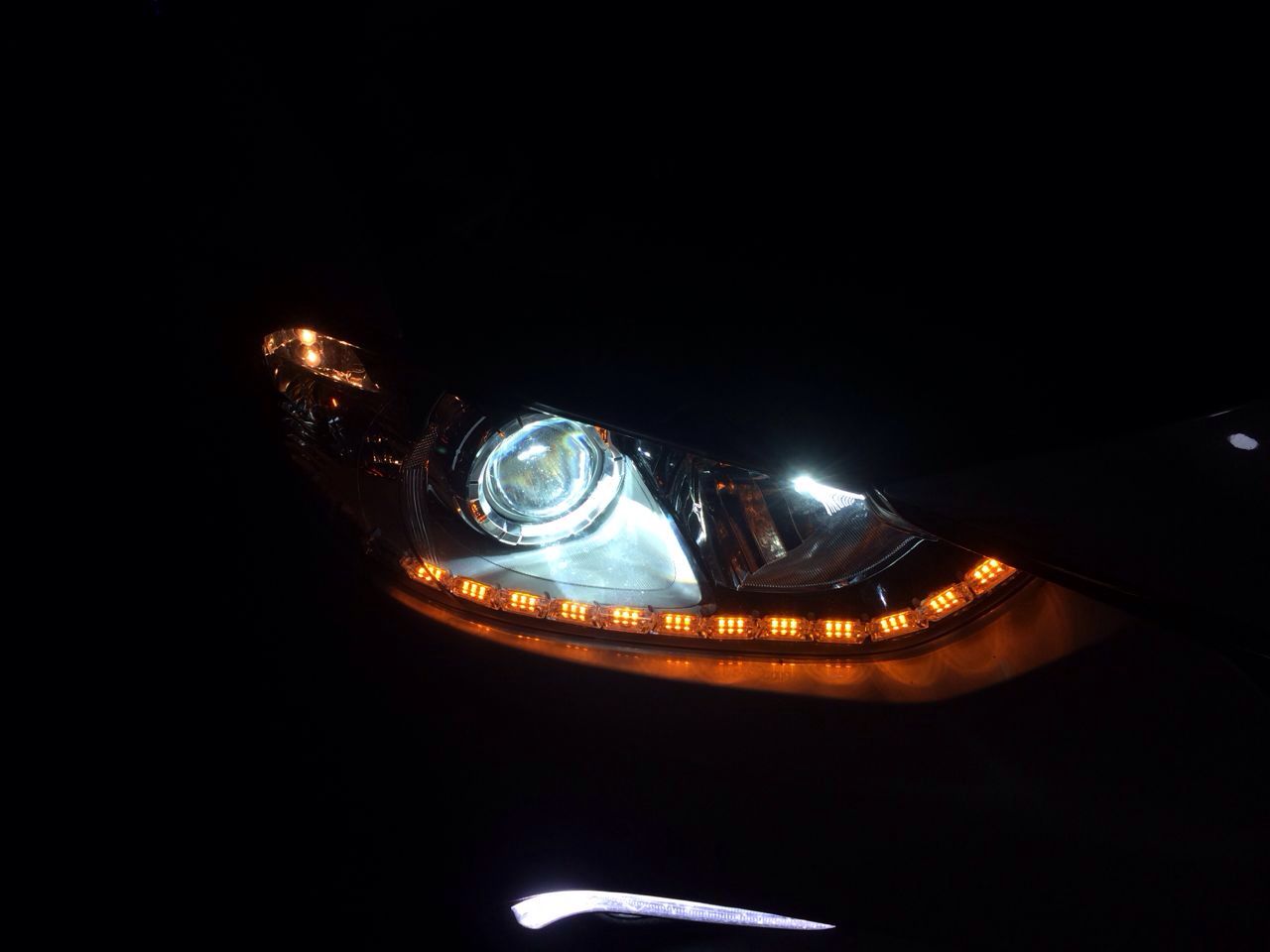 汽车改灯调光标准,汽车灯改激光