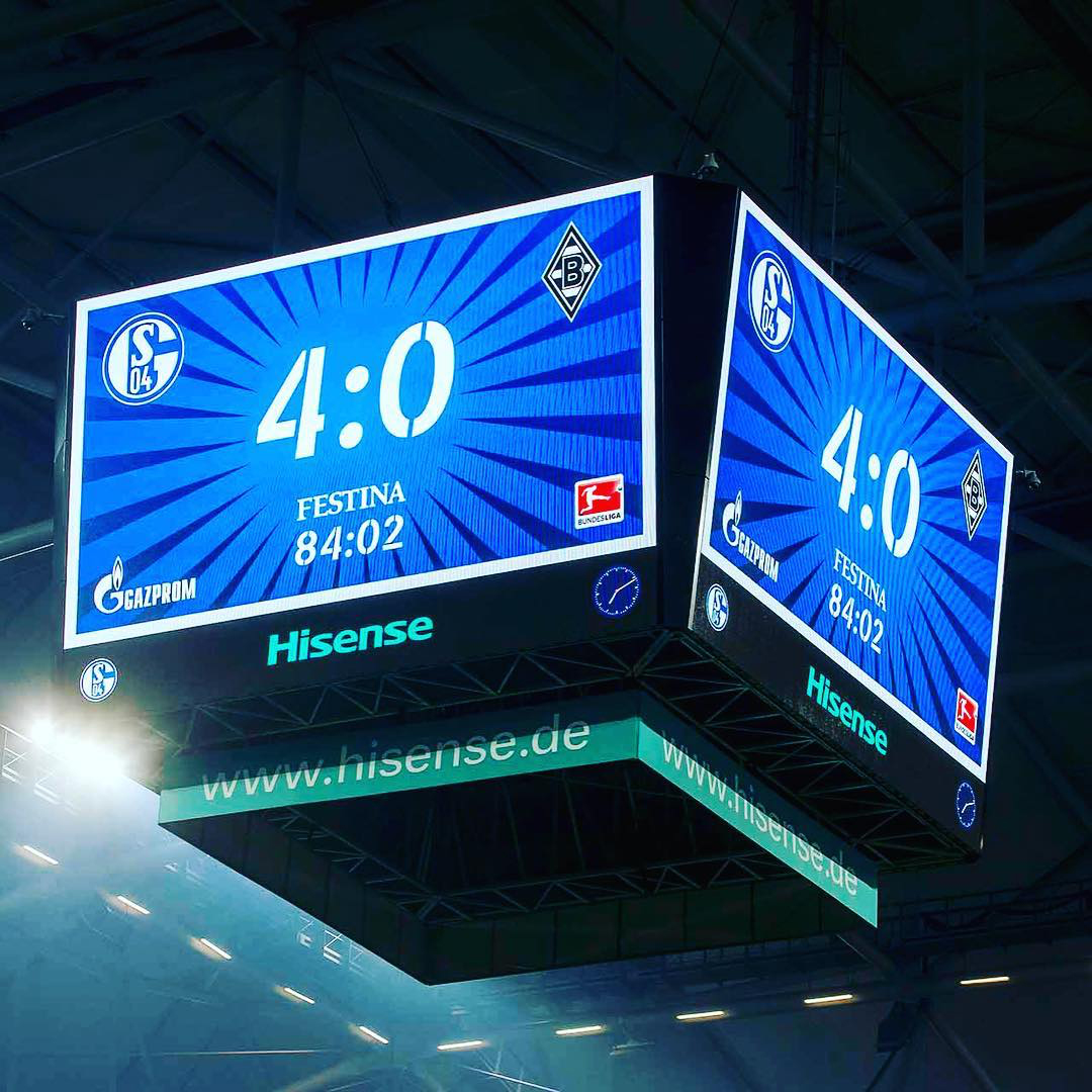 沙尔克04主场震撼,德甲沙尔克042019年9月20日