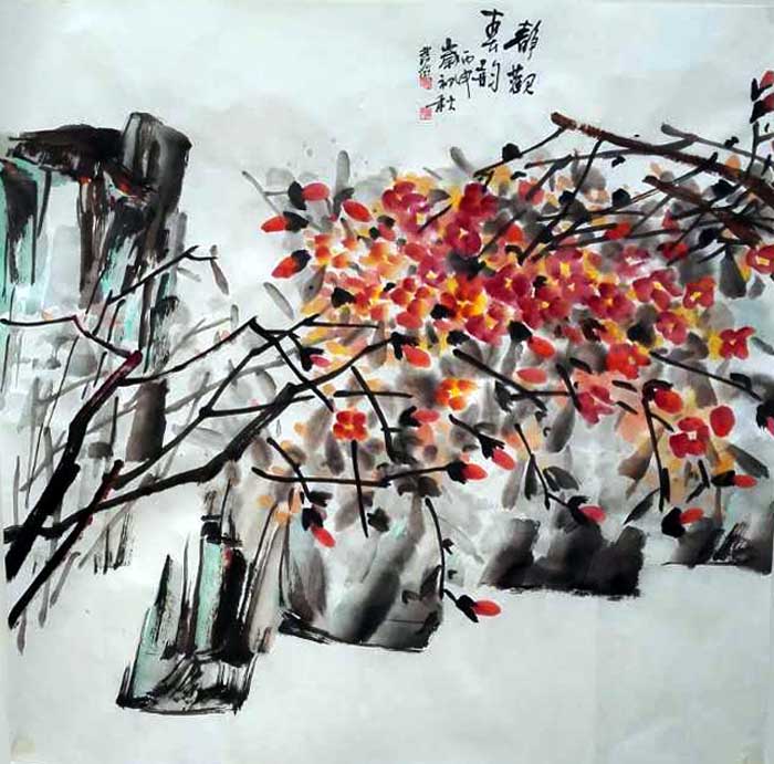 甘肃金昌市美协为苏胜才先生举办爱心助力笔会