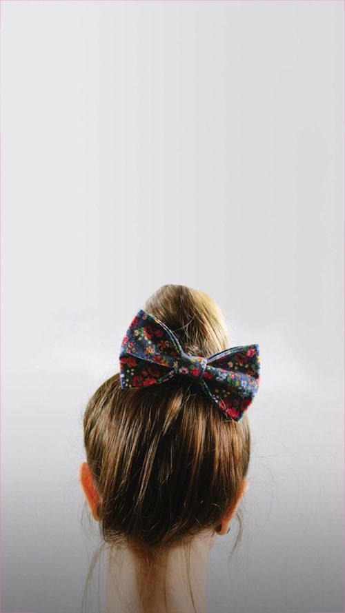 少女心满满的蝴蝶结发饰,蝴蝶结发饰可爱减龄