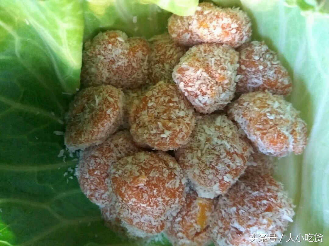 超级好吃的椰蓉球,香酥椰球香气四溢大人小孩都爱吃