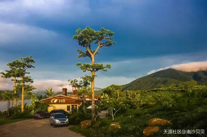 海南天台山小九寨,小九寨青山绿水