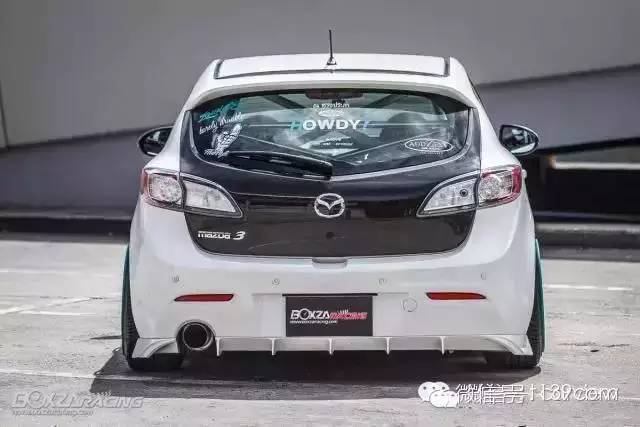 手动马自达3星骋两厢改装,马自达3平民如何改装好看