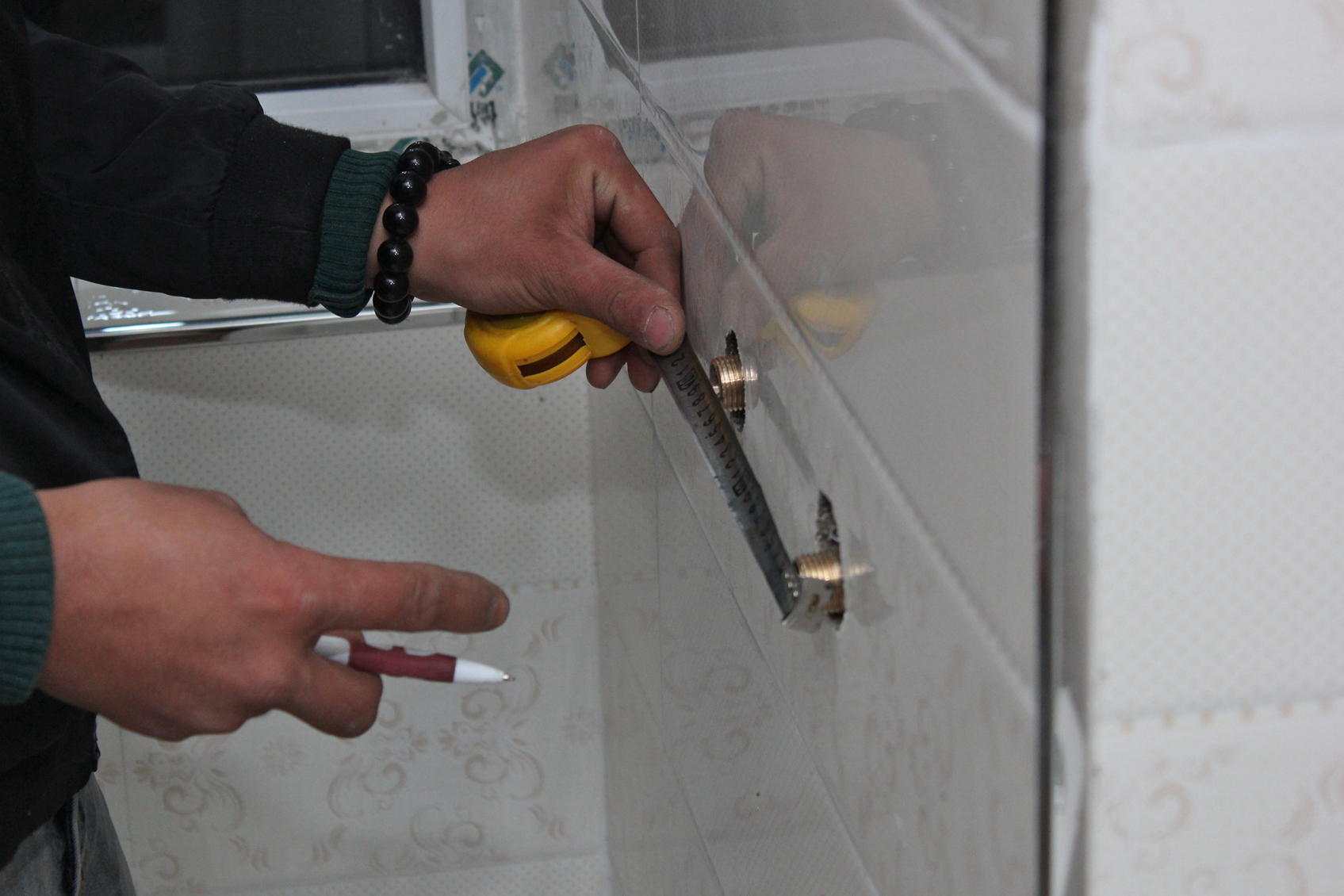 水力发电花洒套装数显,智能恒温淋浴花洒使用