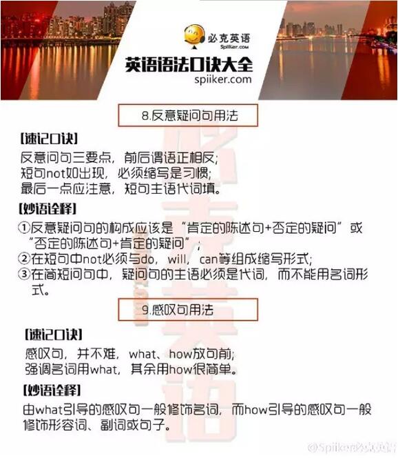 零基础学英语英语语法口诀,学英语语法快速记忆法口诀