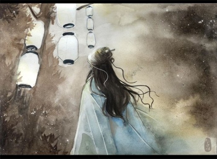 我是人间惆怅客知君心事泪纵横,自是人间惆怅客断肠声里忆平生