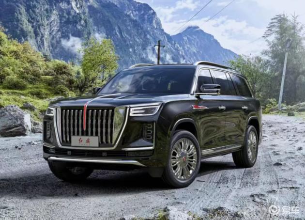 红旗ls7v8落地价多少,大型顶级豪华suv红旗hs7
