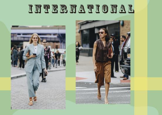 显腿型的凉鞋,粗跟凉鞋穿出女人的气质不累脚