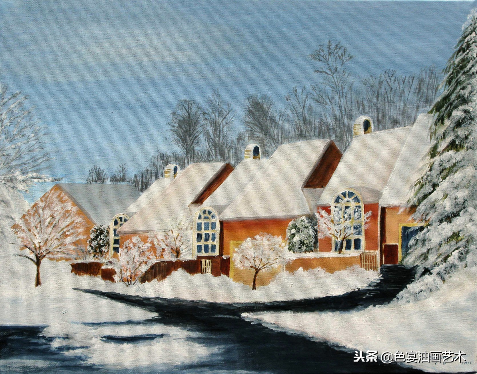 俄罗斯油画大师风景油画教程视频,油画大师油画风景创作教学视频