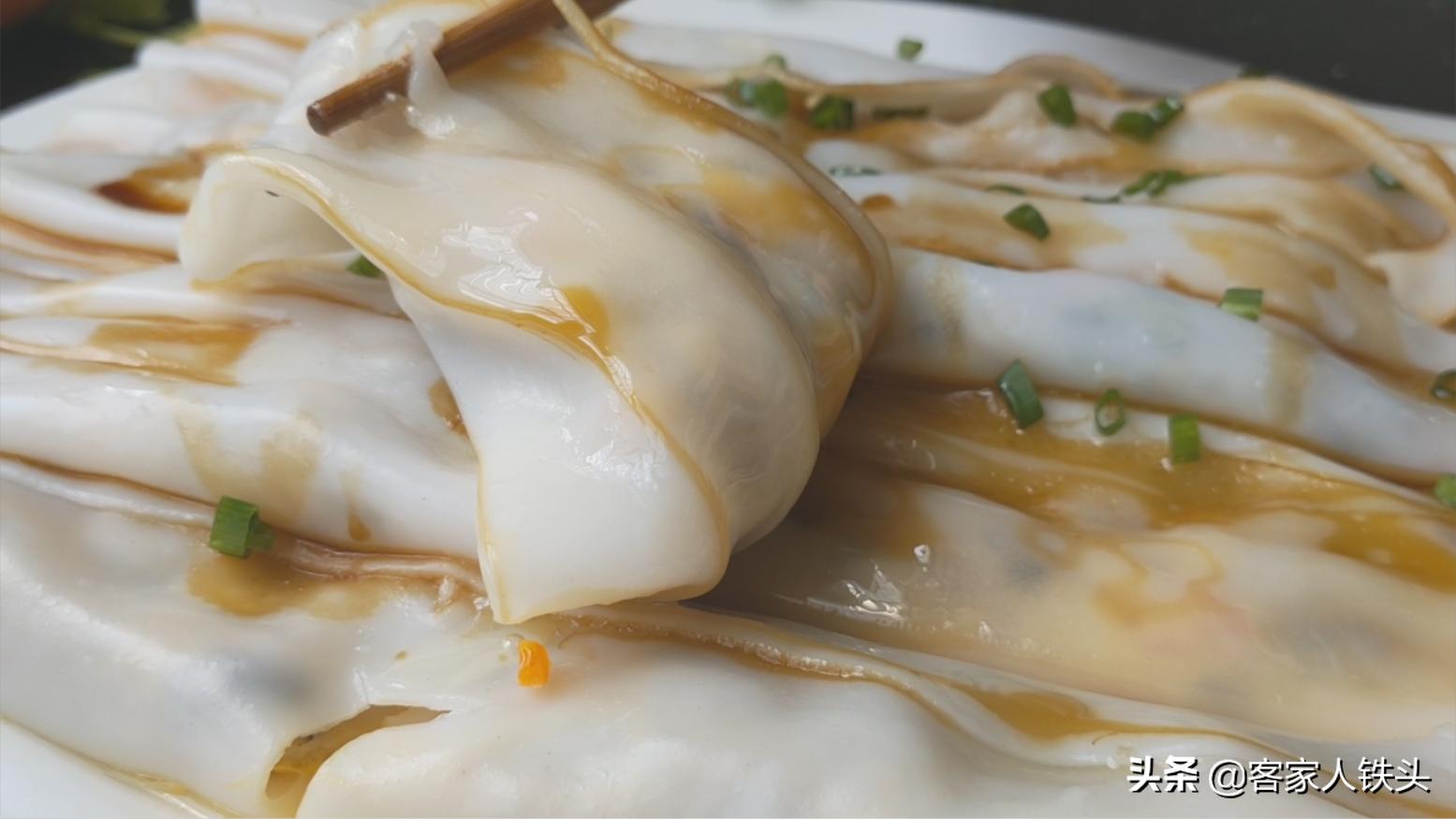 早餐猪肠粉的制作方法,猪肠粉的做法好吃家常菜