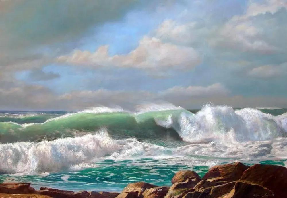 世界著名大师花卉油画,油画漂亮风景画