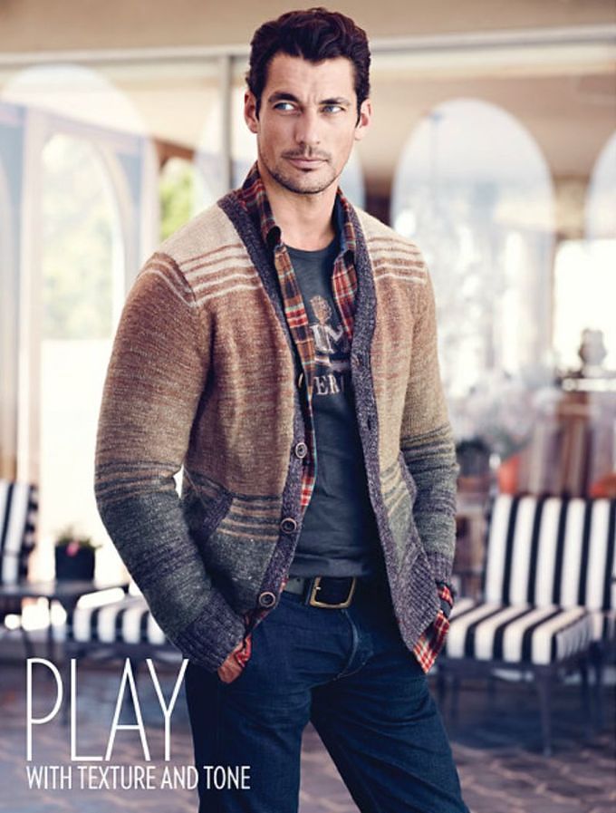 绅士毛衣男推荐,潮男秋季这件毛衣穿起来超帅